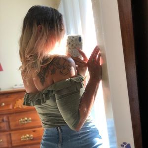 Off the shoulder bodysuit